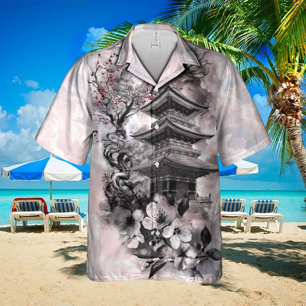 Texas Hawaiian Shirt Cherry Blossoms In The Sky And Clouds In Japan Hawaiian Shirt 2 bqhvzi.jpg