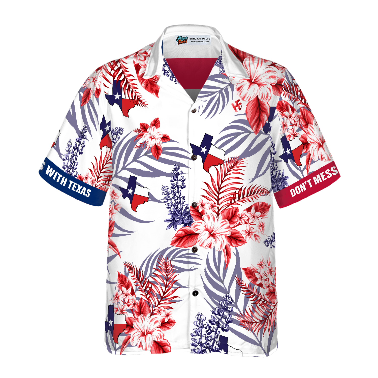 Texas Hawaiian Shirt Floral Bluebonnet Don t Mess with Texas Hawaiian Shirt 3 slqfeh.jpg