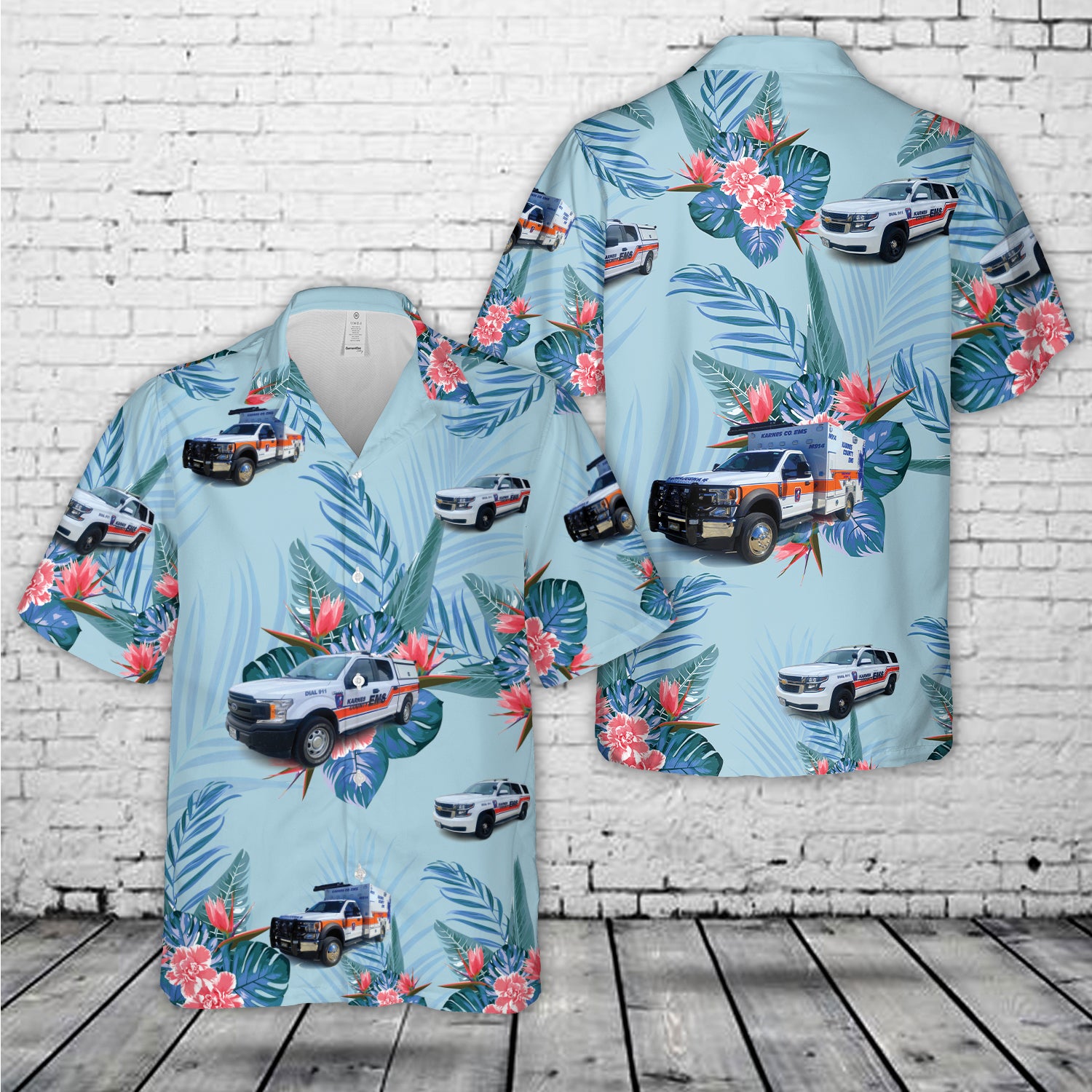 Texas Hawaiian Shirt Kenedy Texas Karnes County EMS Hawaiian Shirt 1 gwdqar.jpg