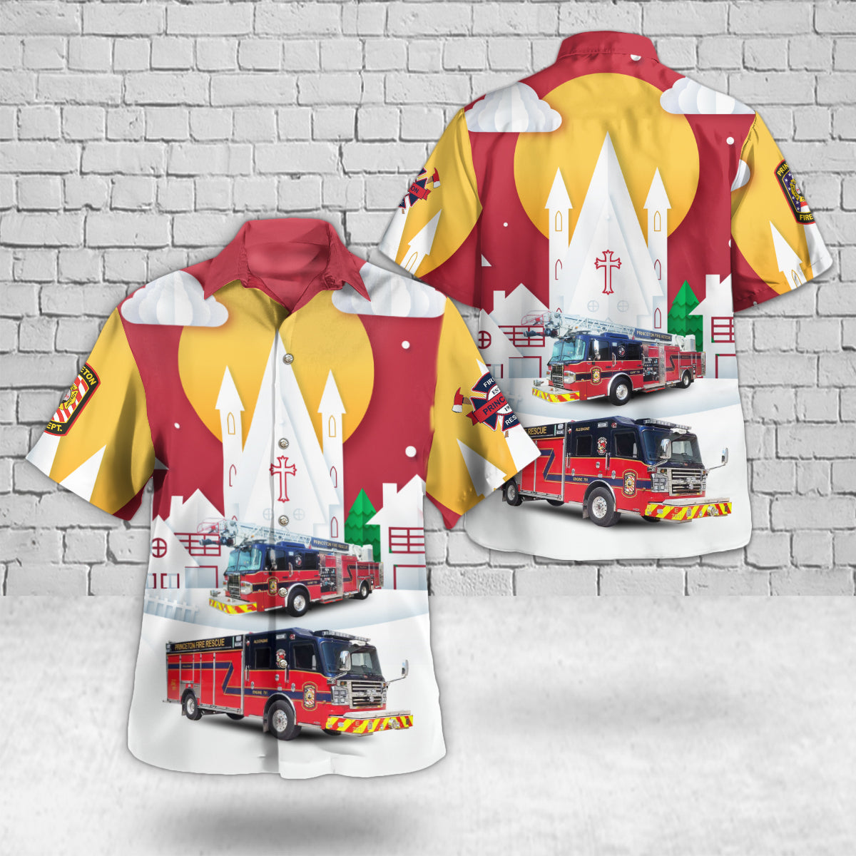 Texas Hawaiian Shirt Princeton Texas Princeton Fire Department Christmas Hawaiian Shirt 1 ejymxp.jpg