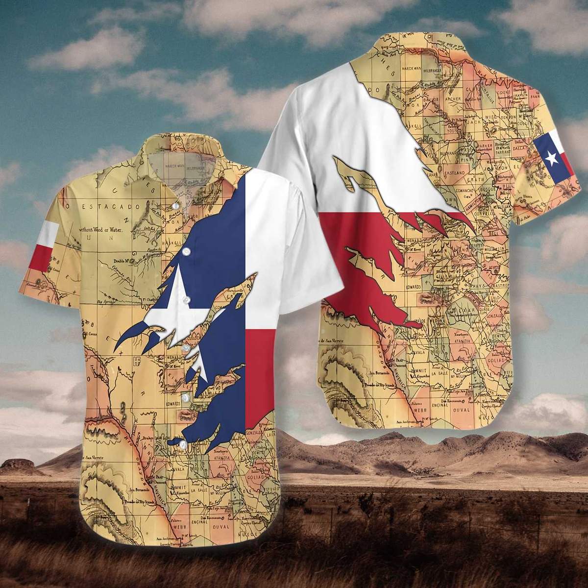 Texas Hawaiian Shirt Texas Flag And Map Hawaiian Shirt 1 enwrkq.jpg