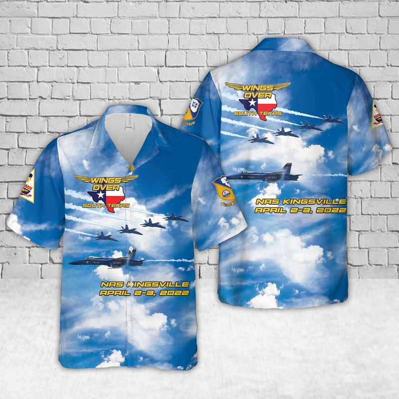 Texas Hawaiian Shirt US Navy Blue Angels Wings Over South Texas Air Show Hawaiian Shirt 1 mfatre.jpg Texas Hawaiian Shirt US Navy Blue Angels Wings Over South Texas Air Show Hawaiian Shirt 1 mfatre.jpg