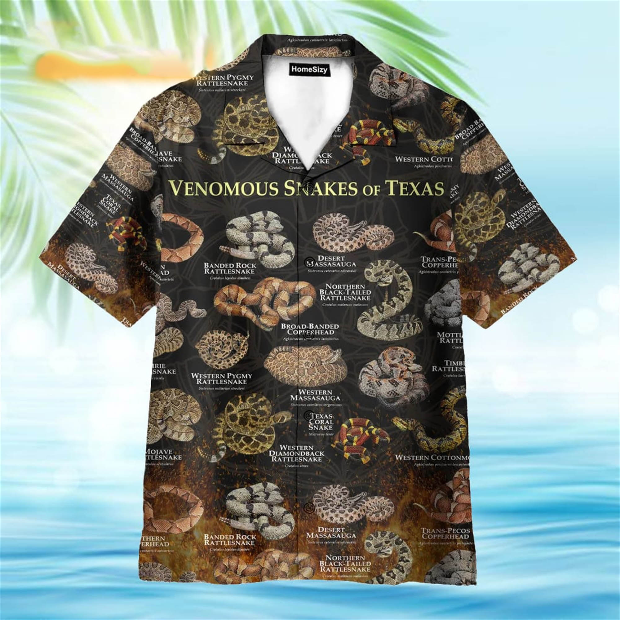 Venomous Snakes Of Texas Hawaiian Shirt Venomous Snakes Of Texas Hawaiian Shirt