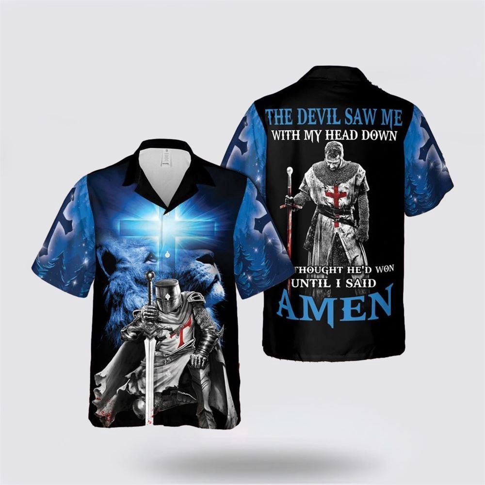 The Devil Saw Me with My Head Down Knight Jesus Lion King Hawaiian Shirt Religious Hawaiian Shirt Christian Aloha Shirt Christian Gift 1 epbmfm.jpg The Devil Saw Me with My Head Down Knight Jesus Lion King Hawaiian Shirt Religious Hawaiian Shirt Christian Aloha Shirt Christian Gift 1 epbmfm.jpg