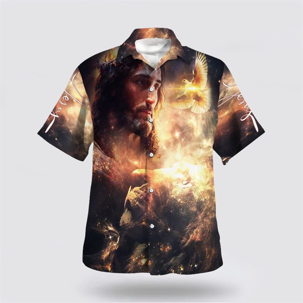 The Lion Of Judah Jesus Christ Hawaiian Shirts For Men Christian Hawaiian Shirt Christian Summer Short Sleeve Shirt 1 l8lnmn.jpg