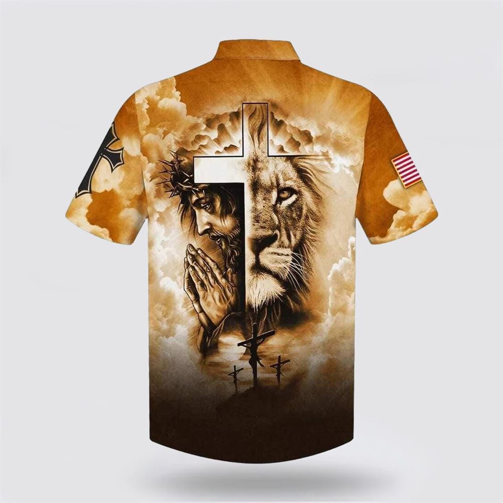 US Flag Lion Pray With Jesus On The Cross Christian Faith Hawaiian Shirt Christian Hawaiian Shirt Christian Summer Short Sleeve Shirt 2 ktafar.jpg US Flag Lion Pray With Jesus On The Cross Christian Faith Hawaiian Shirt Christian Hawaiian Shirt Christian Summer Short Sleeve Shirt 2 ktafar.jpg