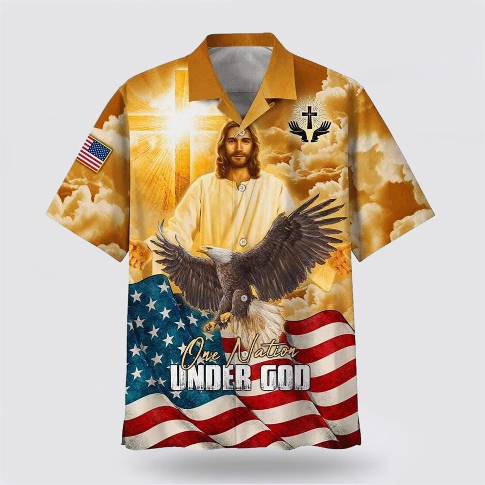 US Flag One Nation Under God Jesus Eagle American Christian Faith Christian Hawaiian Shirt Christian Summer Short Sleeve Shirt 1 qzifnz.jpg US Flag One Nation Under God Jesus Eagle American Christian Faith Christian Hawaiian Shirt Christian Summer Short Sleeve Shirt 1 qzifnz.jpg