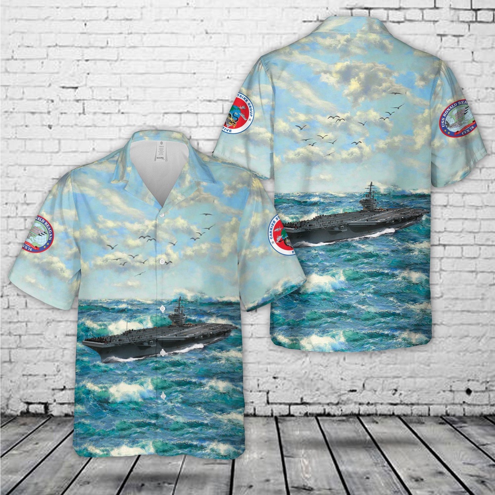US Navy Carrier Strike Group 5 CARSTRKGRU 5 USS Ronald Reagan CVN 76 Hawaiian Shirt 1 cliht3.jpg US Navy Carrier Strike Group 5 CARSTRKGRU 5 USS Ronald Reagan CVN 76 Hawaiian Shirt 1 cliht3.jpg