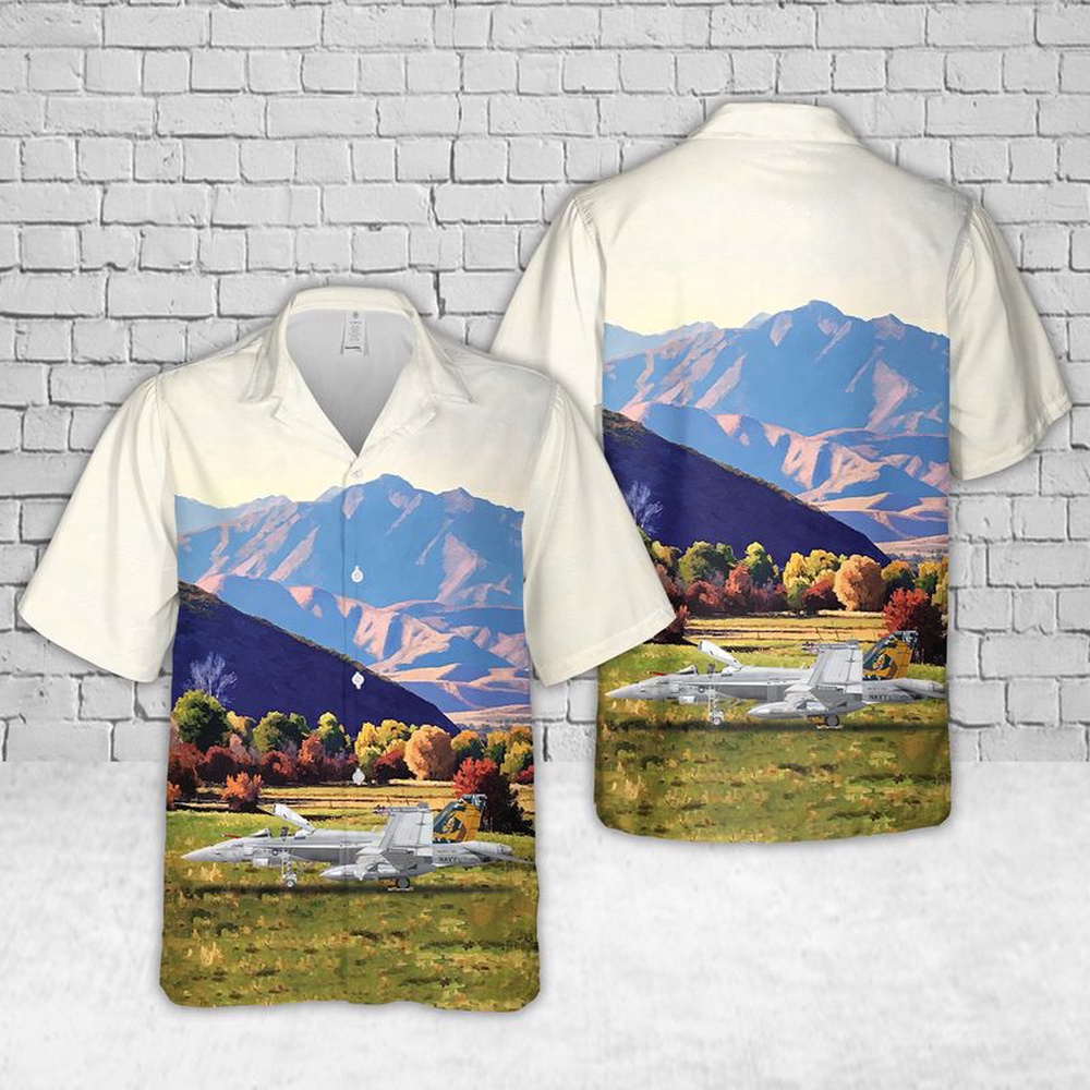 US Navy F 18C 43 MC Hornet Of Strike Fighter Squadron 192 VFA 192 World Famous Golden Dragons Hawaiian Shirt 1 anli8i.jpg