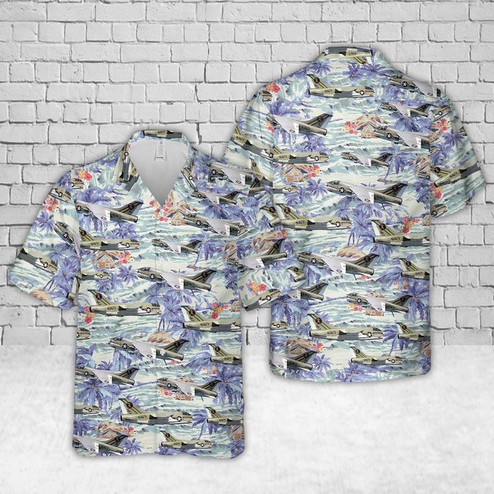 Us Navy Hawaiian Shirt U.S Navy VA 66 A 7E Corsair Hawaiian Shirt Military Hawaiian Shirt 1 kib5xz.jpg