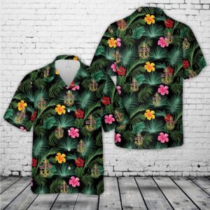 Us Navy Hawaiian Shirt, USN Senior…