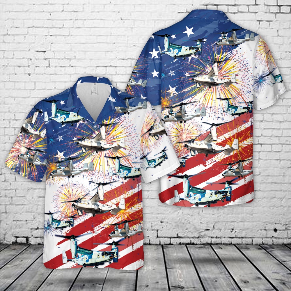 Us Navy Hawaiian Shirt US Navy Bell Boeing CMV 22B Osprey 4th Of July Hawaiian Shirt Military Hawaiian Shirt 1 z1xbp0.jpg