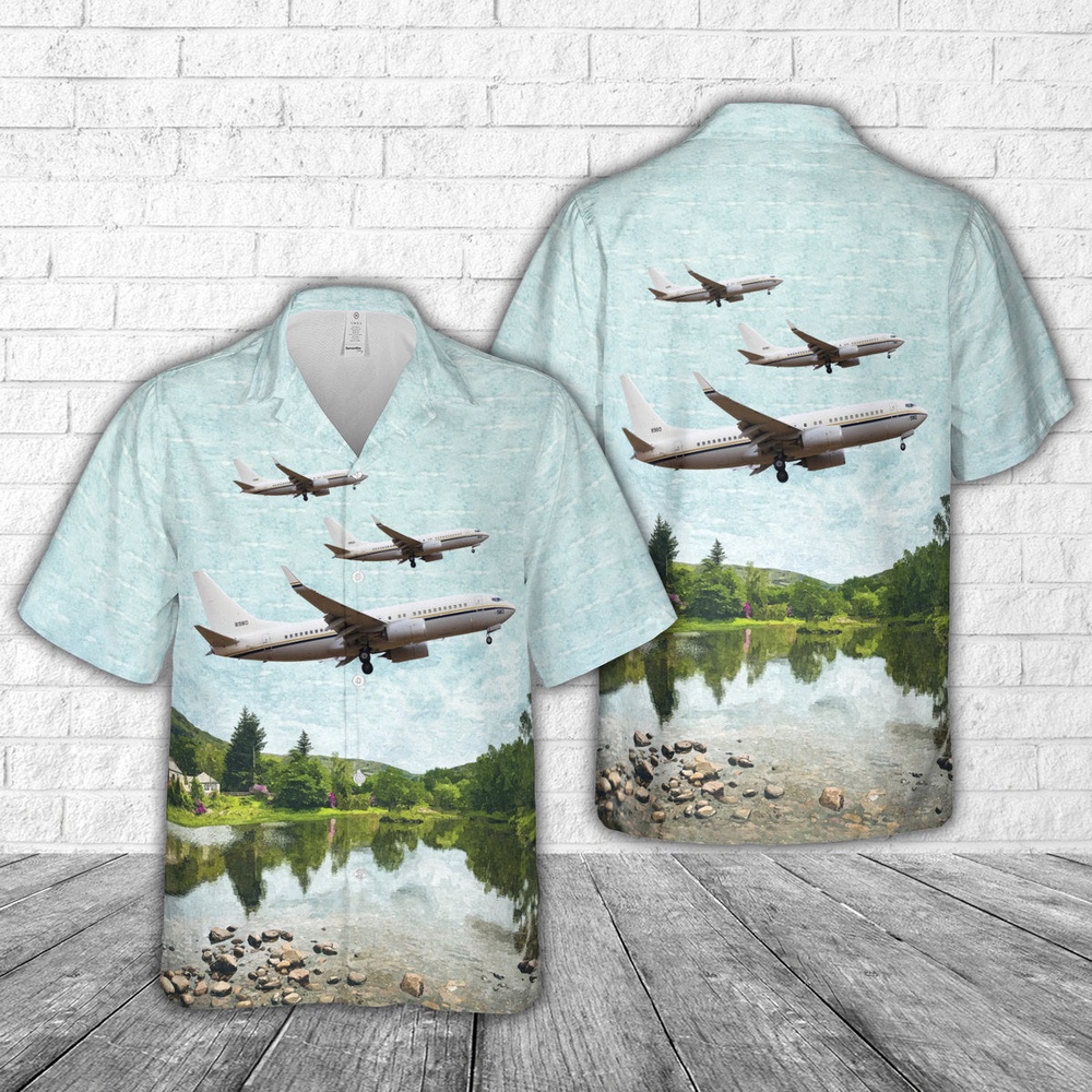 Us Navy Hawaiian Shirt US Navy Boeing C 40A Clipper 737 7AFC Hawaiian Shirt Military Hawaiian Shirt 1 lrxb3a.jpg
