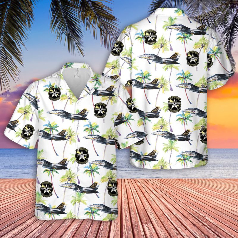 Us Navy Hawaiian Shirt US Navy F 14A Tomcat Of VF 33 Starfighters Hawaiian Shirt Military Hawaiian Shirt 1 q5aoh8.jpg