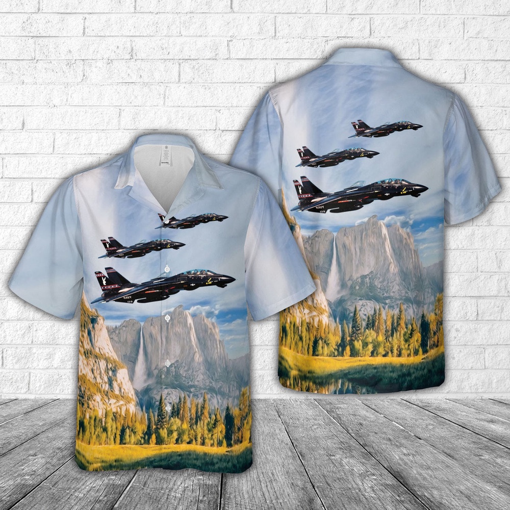 Us Navy Hawaiian Shirt US Navy F 14D Tomcat VX 9 The Vampires Hawaiian Shirt Military Hawaiian Shirt 1 vy0utp.jpg