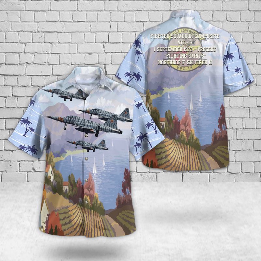 Us Navy Hawaiian Shirt US Navy F 5N Tiger II Of VFC 13 Fighting Saints Hawaiian Shirt Military Hawaiian Shirt 1 aiihvu.jpg Us Navy Hawaiian Shirt US Navy F 5N Tiger II Of VFC 13 Fighting Saints Hawaiian Shirt Military Hawaiian Shirt 1 aiihvu.jpg