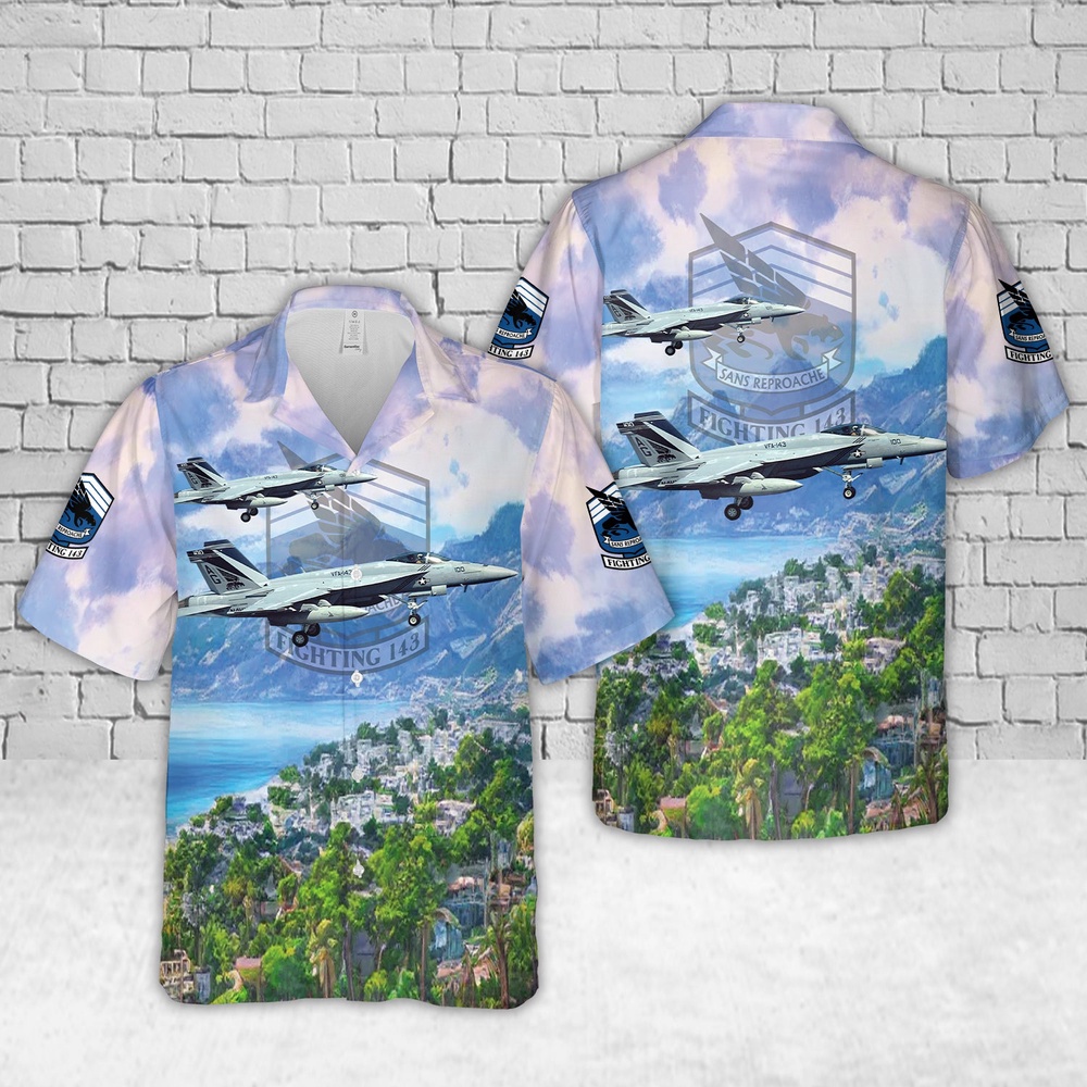 Us Navy Hawaiian Shirt US Navy FA 18E Super Hornet Of VFA 143 Pukin Dogs Hawaiian Shirt Military Hawaiian Shirt 1 e5ngpe.jpg