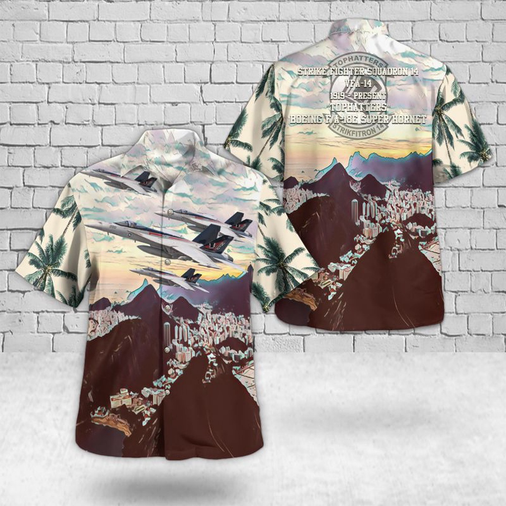 Us Navy Hawaiian Shirt US Navy FA 18E Super Hornet Of VFA 14 Tophatters Hawaiian Shirt Military Hawaiian Shirt 1 omktl6.jpg Us Navy Hawaiian Shirt US Navy FA 18E Super Hornet Of VFA 14 Tophatters Hawaiian Shirt Military Hawaiian Shirt 1 omktl6.jpg