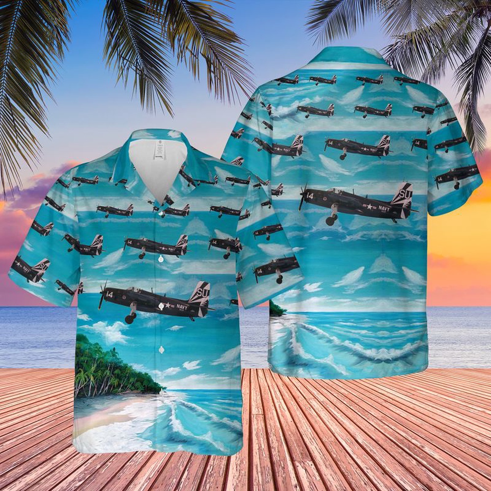 Us Navy Hawaiian Shirt US Navy Grumman AF 2 Guardian Of VS 37 Hawaiian Shirt Military Hawaiian Shirt 1 kf7qtz.jpg