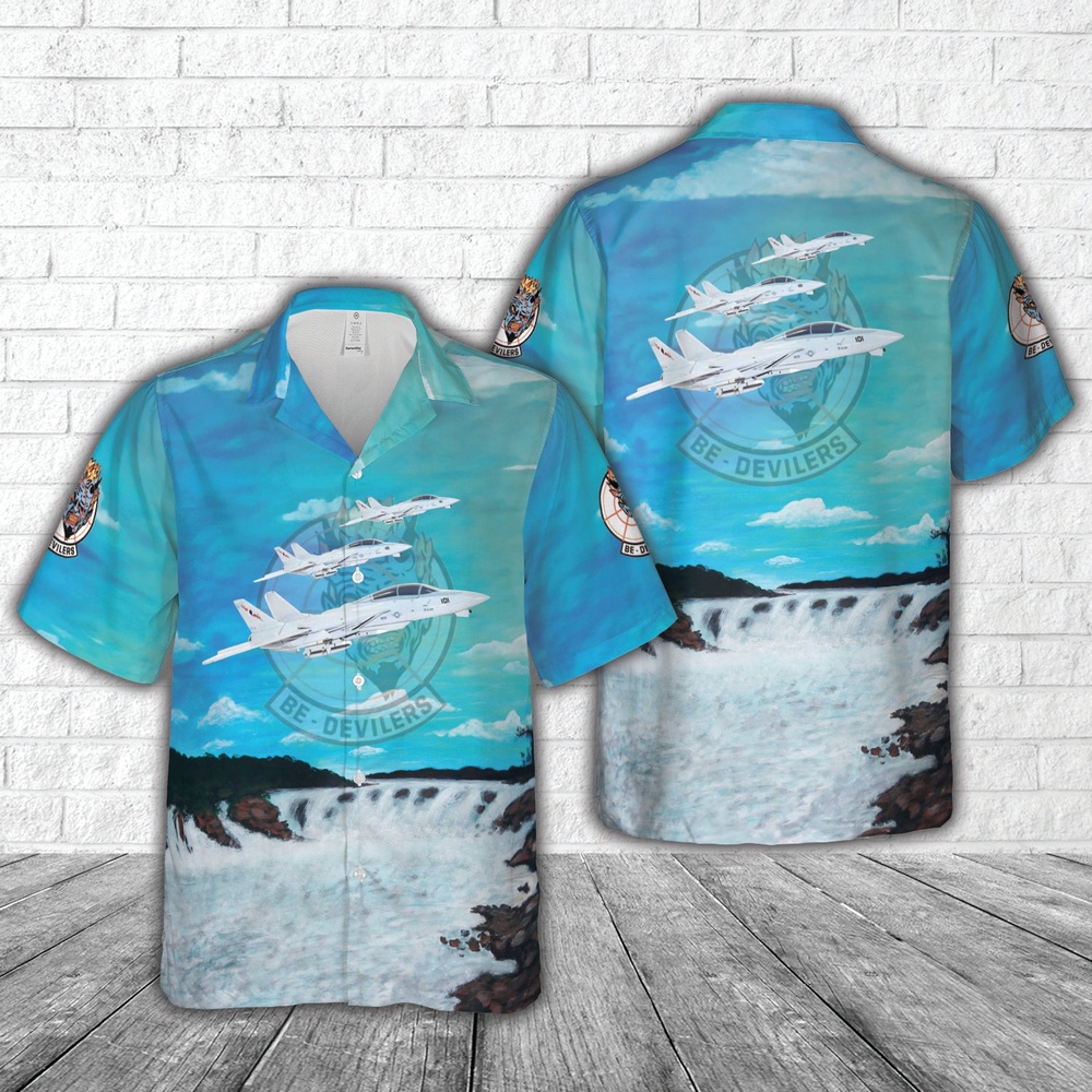 Us Navy Hawaiian Shirt US Navy Grumman F 14A Tomcat of VF 74 Be Devilers Hawaiian Shirt Military Hawaiian Shirt 1 jrquhi.jpg