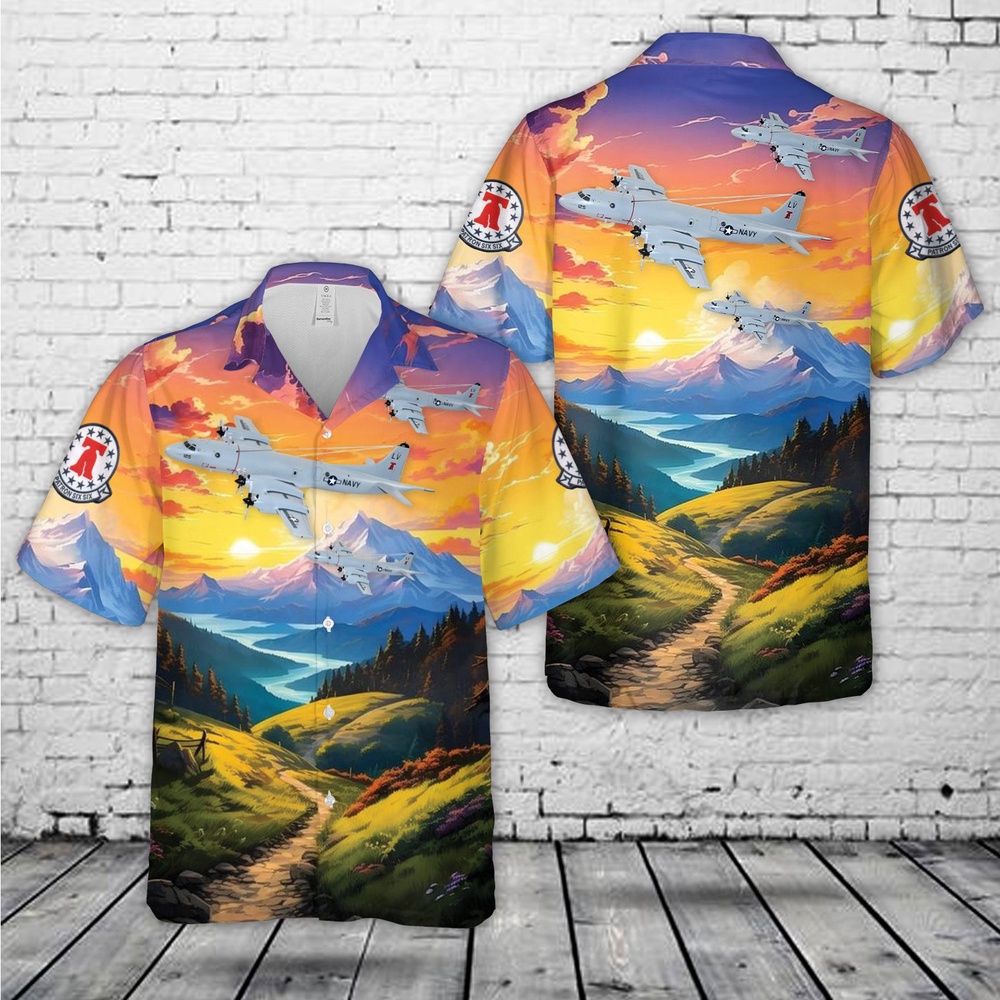 Us Navy Hawaiian Shirt US Navy Lockheed Martin P 3C Orion VP 66 Liberty Bells 2005 Hawaiian Shirt Military Hawaiian Shirt 1 f44jvy.jpg