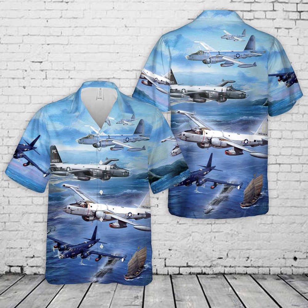 Us Navy Hawaiian Shirt US Navy Lockheed P 2 Neptune Hawaiian Shirt Military Hawaiian Shirt 1 epc7yz.jpg