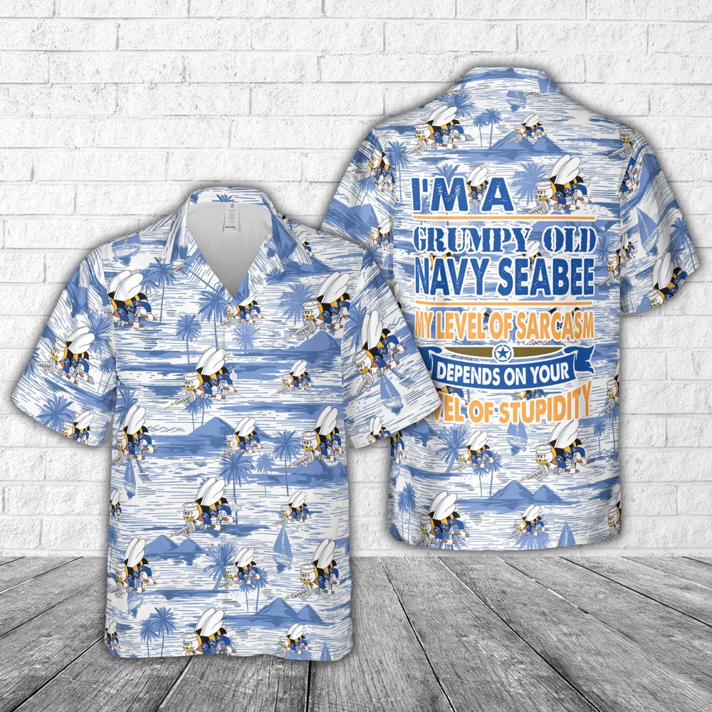 Us Navy Hawaiian Shirt US Navy SEABEES Naval Construction Force NCF Hawaiian Shirt Military Hawaiian Shirt 1 pvfnrp.jpg