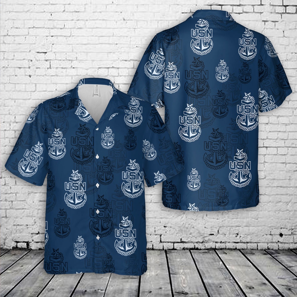 Us Navy Hawaiian Shirt US Navy Senior Chief Emblem Silhouette Hawaiian Shirt Military Hawaiian Shirt 1 bqswxi.jpg