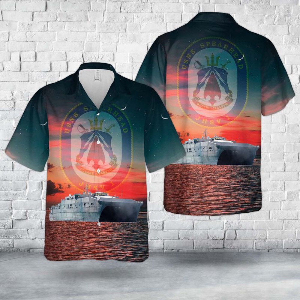 Us Navy Hawaiian Shirt US Navy USNS Spearhead JHSV 1T EPF 1 Hawaiian Shirt Military Hawaiian Shirt 1 giunx5.jpg Us Navy Hawaiian Shirt US Navy USNS Spearhead JHSV 1T EPF 1 Hawaiian Shirt Military Hawaiian Shirt 1 giunx5.jpg