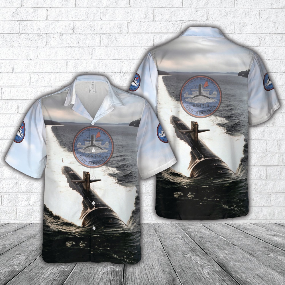 Us Navy Hawaiian Shirt US Navy USS Augusta SSN 710 Attack Submarine Hawaiian Shirt Military Hawaiian Shirt 1 vbquet.jpg