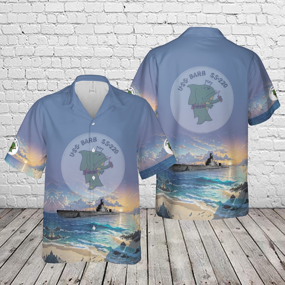 Us Navy Hawaiian Shirt US Navy USS Barb SS 220 Gato class submarine In WWII Hawaiian Shirt Military Hawaiian Shirt 1 zsbcra.jpg Us Navy Hawaiian Shirt US Navy USS Barb SS 220 Gato class submarine In WWII Hawaiian Shirt Military Hawaiian Shirt 1 zsbcra.jpg