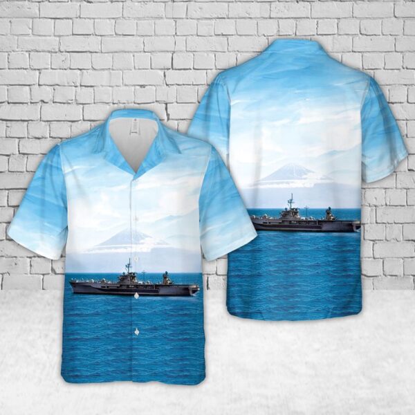 Us Navy Hawaiian Shirt, US Navy USS Blue Ridge (LCC-19) Hawaiian Shirt, Military Hawaiian Shirt