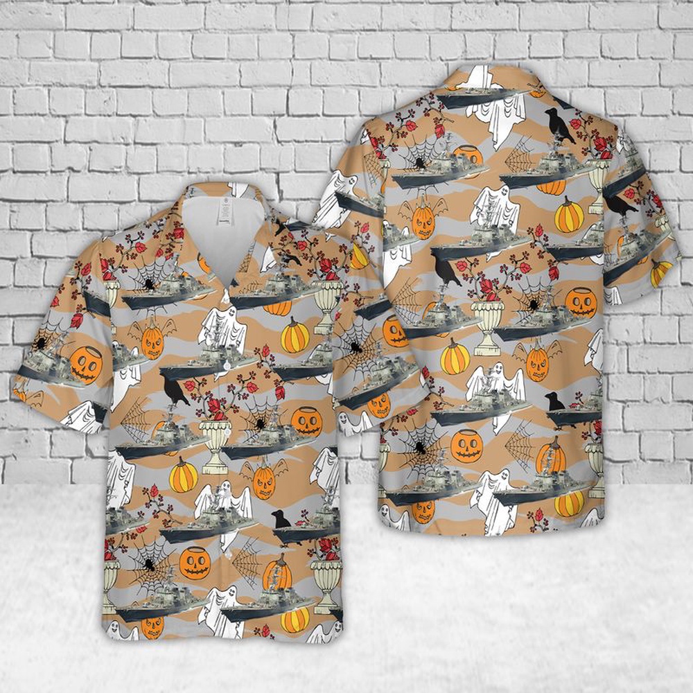 Us Navy Hawaiian Shirt US Navy USS Cole DDG 67 Arleigh Burke class Destroyer Halloween Hawaiian Shirt Military Hawaiian Shirt 1 bjua72.jpg
