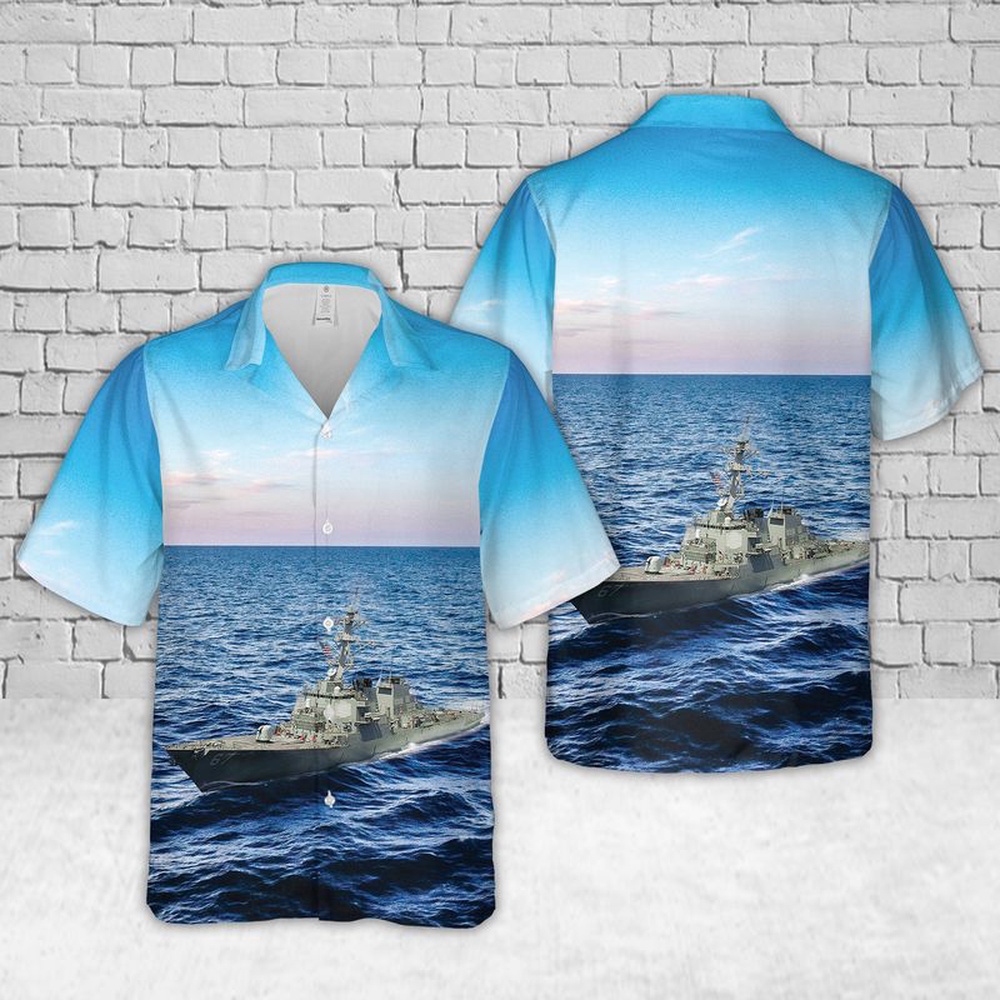 Us Navy Hawaiian Shirt US Navy USS Cole DDG 67 Arleigh Burke class Destroyer Hawaiian Shirt Military Hawaiian Shirt 1 t3fvrz.jpg