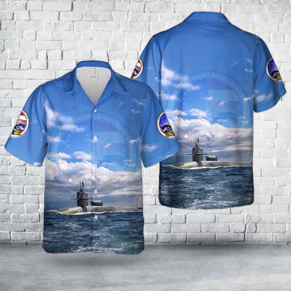 Us Navy Hawaiian Shirt US Navy USS Georgia SSBN 729SSGN 729 Ohio class submarine Hawaiian Shirt Military Hawaiian Shirt 1 kk5zzy.jpg