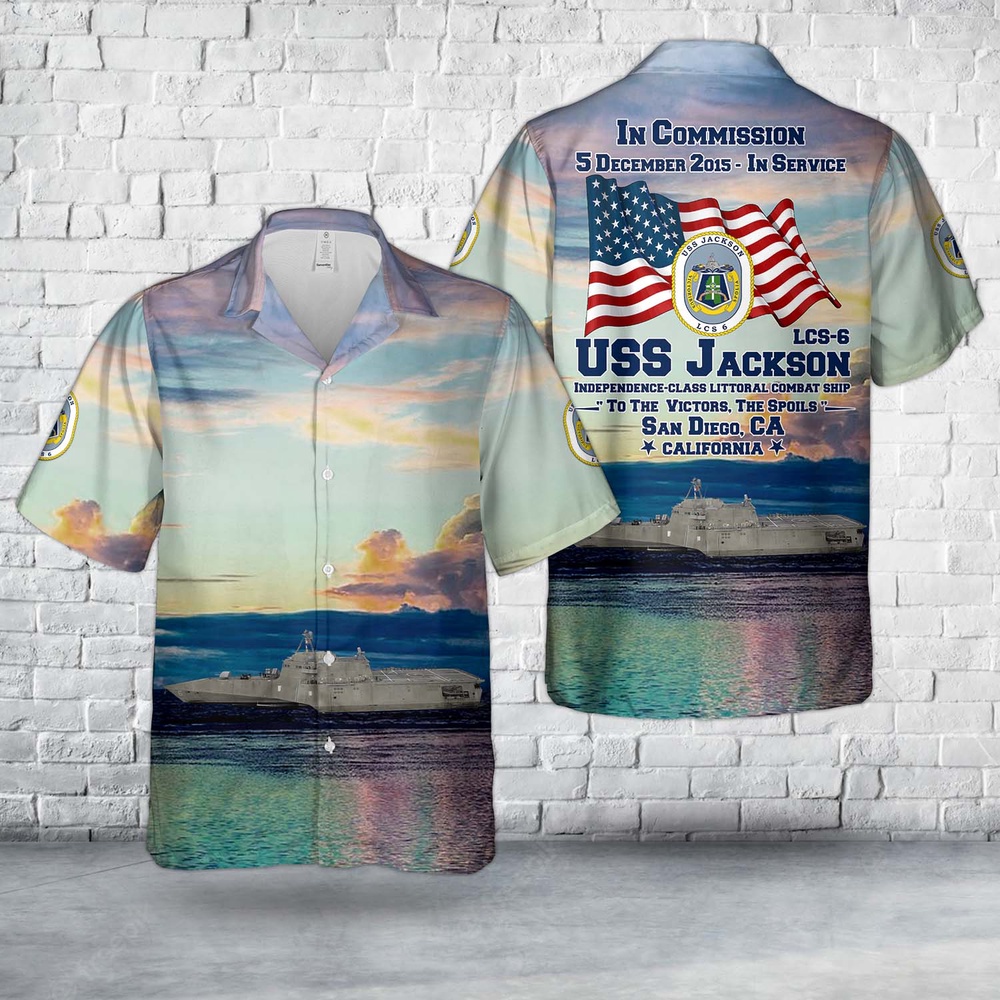 Us Navy Hawaiian Shirt US Navy USS Jackson LCS 6 Independence class littoral combat ship Hawaiian Shirt Military Hawaiian Shirt 1 i5hmge.jpg Us Navy Hawaiian Shirt US Navy USS Jackson LCS 6 Independence class littoral combat ship Hawaiian Shirt Military Hawaiian Shirt 1 i5hmge.jpg