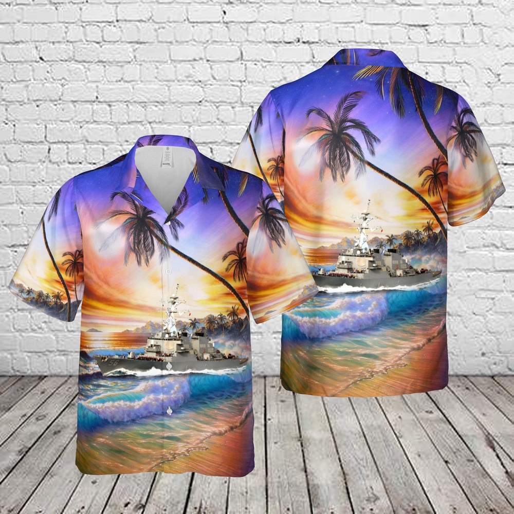 Us Navy Hawaiian Shirt US Navy USS John S. McCain DDG 56 Arleigh Burke class destroyer Hawaiian Shirt Military Hawaiian Shirt 1 u6w9uo.jpg