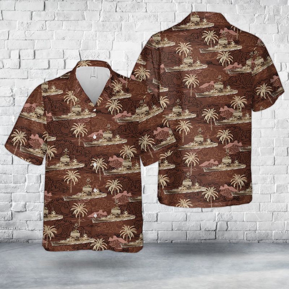 Us Navy Hawaiian Shirt US Navy USS Long Beach CLGN 160CGN 160CGN 9 Hawaiian Shirt Military Hawaiian Shirt 1 xfgq2o.jpg
