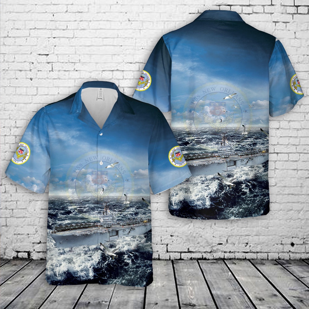 Us Navy Hawaiian Shirt US Navy USS New Orleans LPH 11 Iwo Jima class amphibious assault ship Hawaiian Shirt Military Hawaiian Shirt 1 pw8fvw.jpg Us Navy Hawaiian Shirt US Navy USS New Orleans LPH 11 Iwo Jima class amphibious assault ship Hawaiian Shirt Military Hawaiian Shirt 1 pw8fvw.jpg