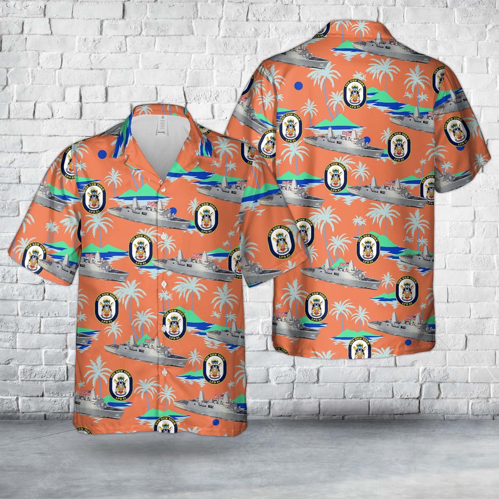 Us Navy Hawaiian Shirt US Navy USS New York LPD 21 San Antonio class amphibious transport dock Hawaiian Shirt Military Hawaiian Shirt 1 wfb4yy.jpg