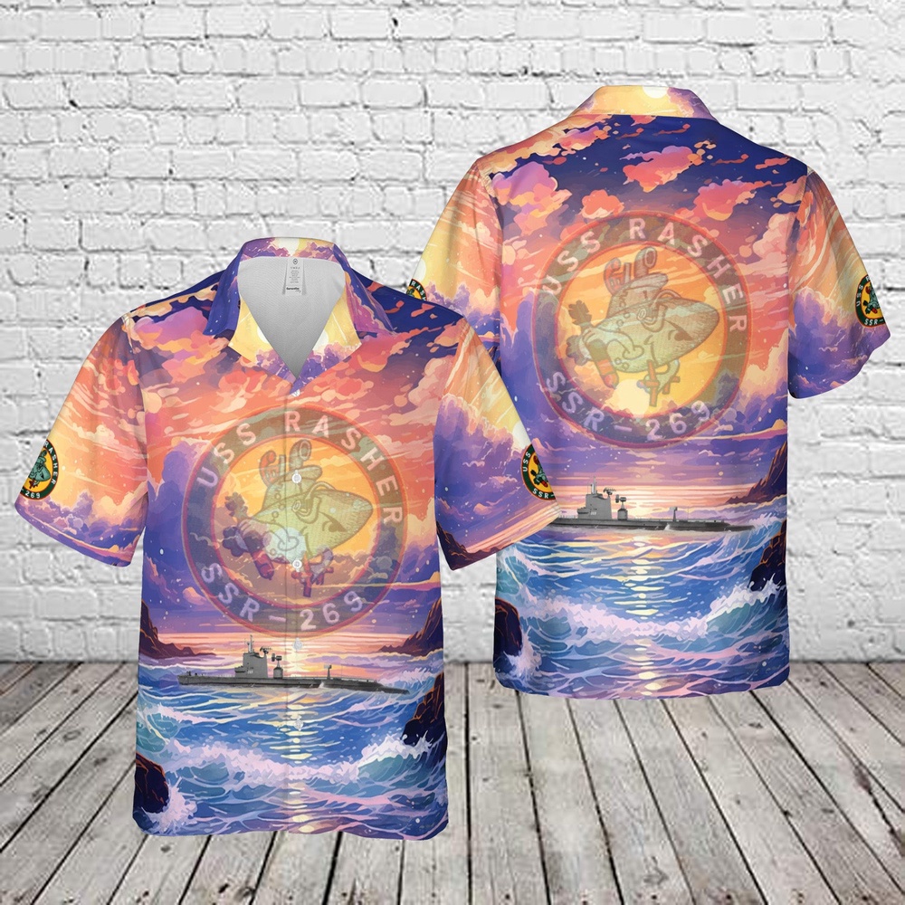 Us Navy Hawaiian Shirt US Navy USS Rasher SSSSRAGSSIXSS 269 Gato class submarine In WWII Hawaiian Shirt Military Hawaiian Shirt 1 b91m9q.jpg Us Navy Hawaiian Shirt US Navy USS Rasher SSSSRAGSSIXSS 269 Gato class submarine In WWII Hawaiian Shirt Military Hawaiian Shirt 1 b91m9q.jpg