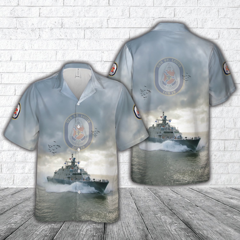 Us Navy Hawaiian Shirt US Navy USS St. Louis LCS 19 Freedom class littoral combat ship Hawaiian Shirt Military Hawaiian Shirt 1 jvbrlb.jpg Us Navy Hawaiian Shirt US Navy USS St. Louis LCS 19 Freedom class littoral combat ship Hawaiian Shirt Military Hawaiian Shirt 1 jvbrlb.jpg