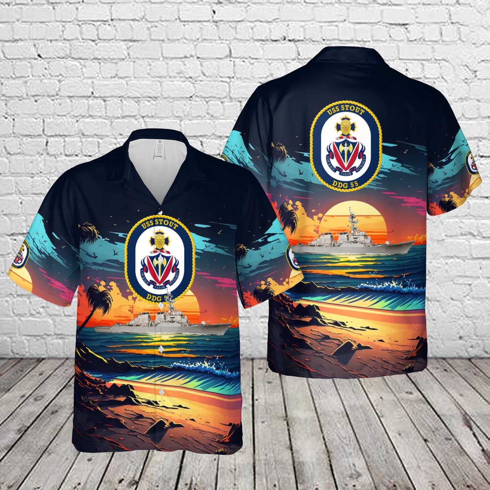 Us Navy Hawaiian Shirt US Navy USS Stout DDG 55 Arleigh Burke class guided missile destroyer Hawaiian Shirt Military Hawaiian Shirt 1 dz6bwe.jpg Us Navy Hawaiian Shirt US Navy USS Stout DDG 55 Arleigh Burke class guided missile destroyer Hawaiian Shirt Military Hawaiian Shirt 1 dz6bwe.jpg