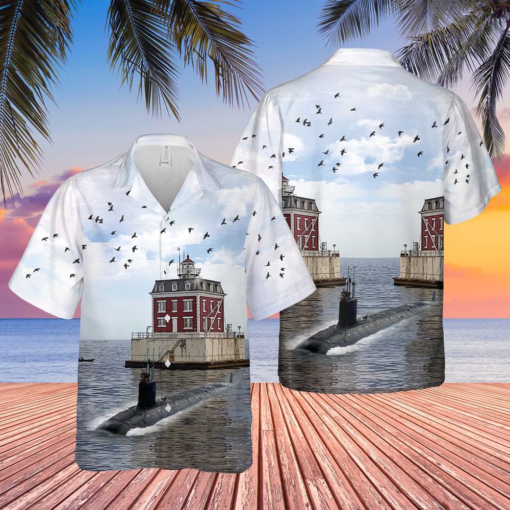 Us Navy Hawaiian Shirt US Navy USS Vermont SSN 792 Hawaiian Shirt Military Hawaiian Shirt 1 jlevut.jpg