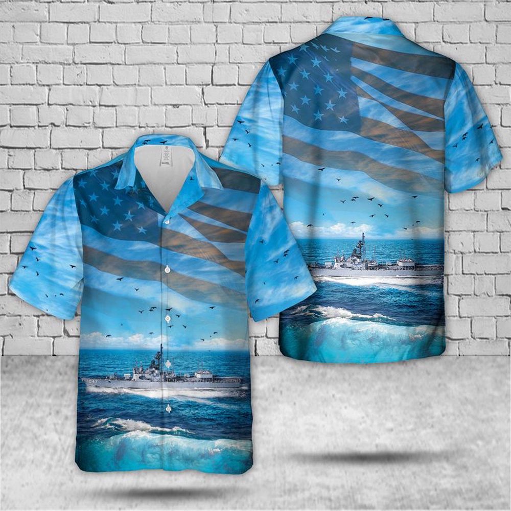 Us Navy Hawaiian Shirt US Navy USS Voge FF 1047 Hawaiian Shirt Military Hawaiian Shirt 1 xrbwzg.jpg