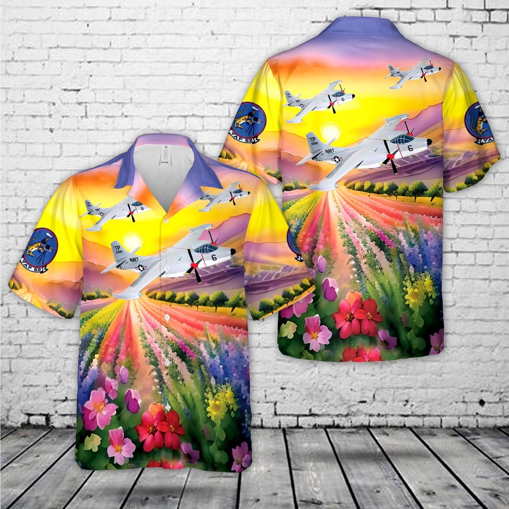 Us Navy Hawaiian Shirt US Navy VAP 62 A 2 AJ Savage Tigers AJ 2P 1958 Hawaiian Shirt Military Hawaiian Shirt 1 nxkxs4.jpg