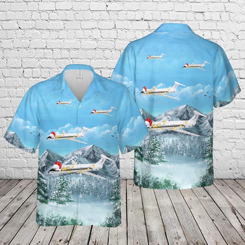 Us Navy Hawaiian Shirt US Navy VR 52 Taskmasters C 9B Skytrain II Christmas Hawaiian Shirt Military Hawaiian Shirt 1 nqnnwu.jpg