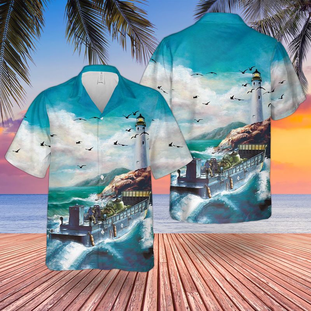 Us Navy Hawaiian Shirt US Navy Vehicle Landing Craft LCM 3 Hawaiian Shirt Military Hawaiian Shirt 1 wznokj.jpg