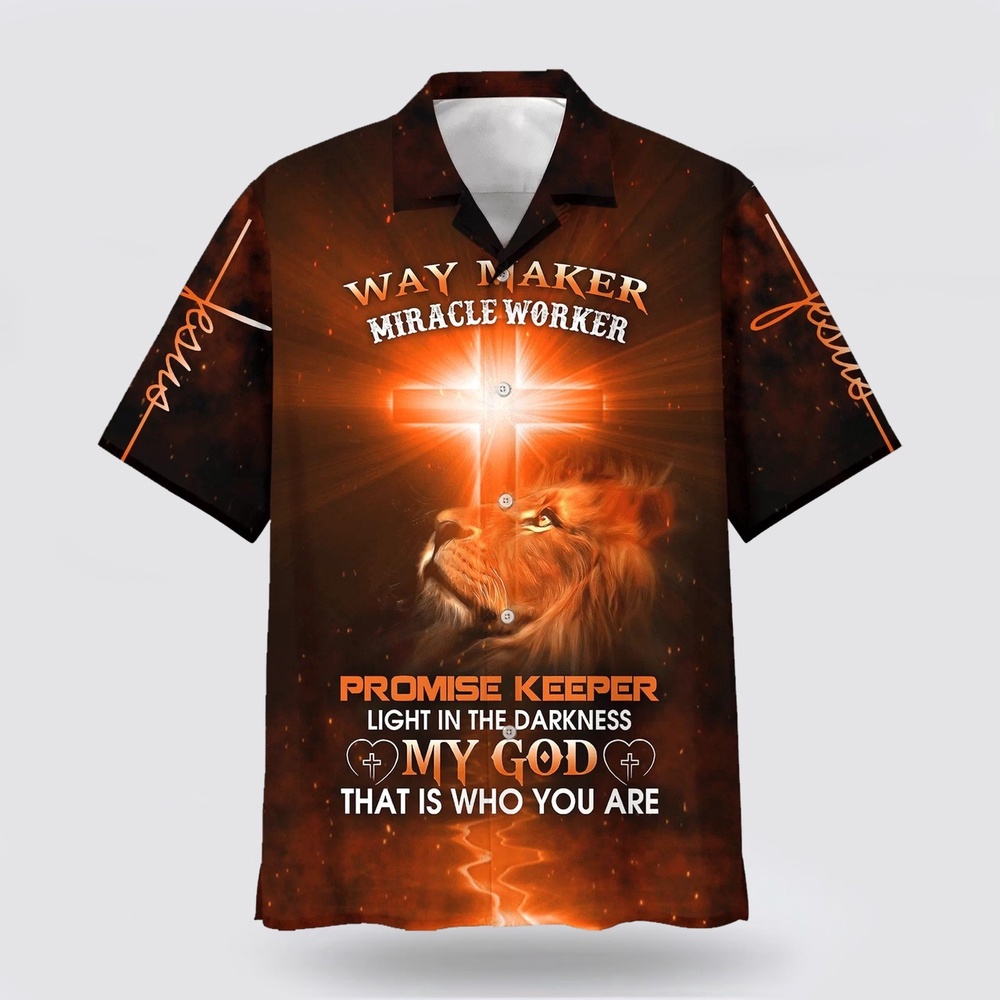 Way Maker Miracle Worker Promise Keeper Light In The Darkness My God That Is Who You Are Lion Cross Hawaiian Shirt Christian Hawaiian Shirt 1 ziur43.jpg Way Maker Miracle Worker Promise Keeper Light In The Darkness My God That Is Who You Are Lion Cross Hawaiian Shirt Christian Hawaiian Shirt 1 ziur43.jpg