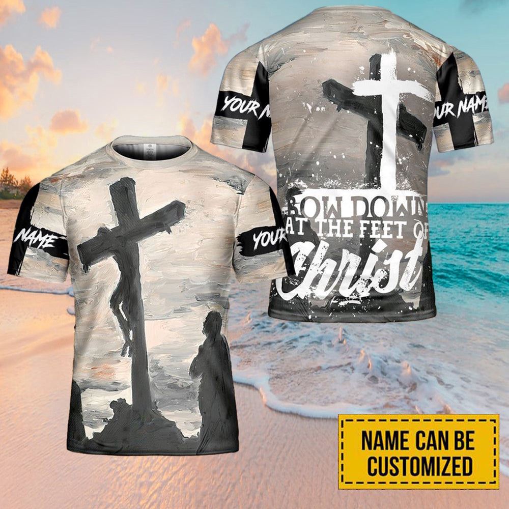 At The Feet Of Christ Jesus Custom Name 3D T Shirt Christian T Shirt Jesus Tshirt Designs Jesus Christ Shirt 1 nkonds.jpg